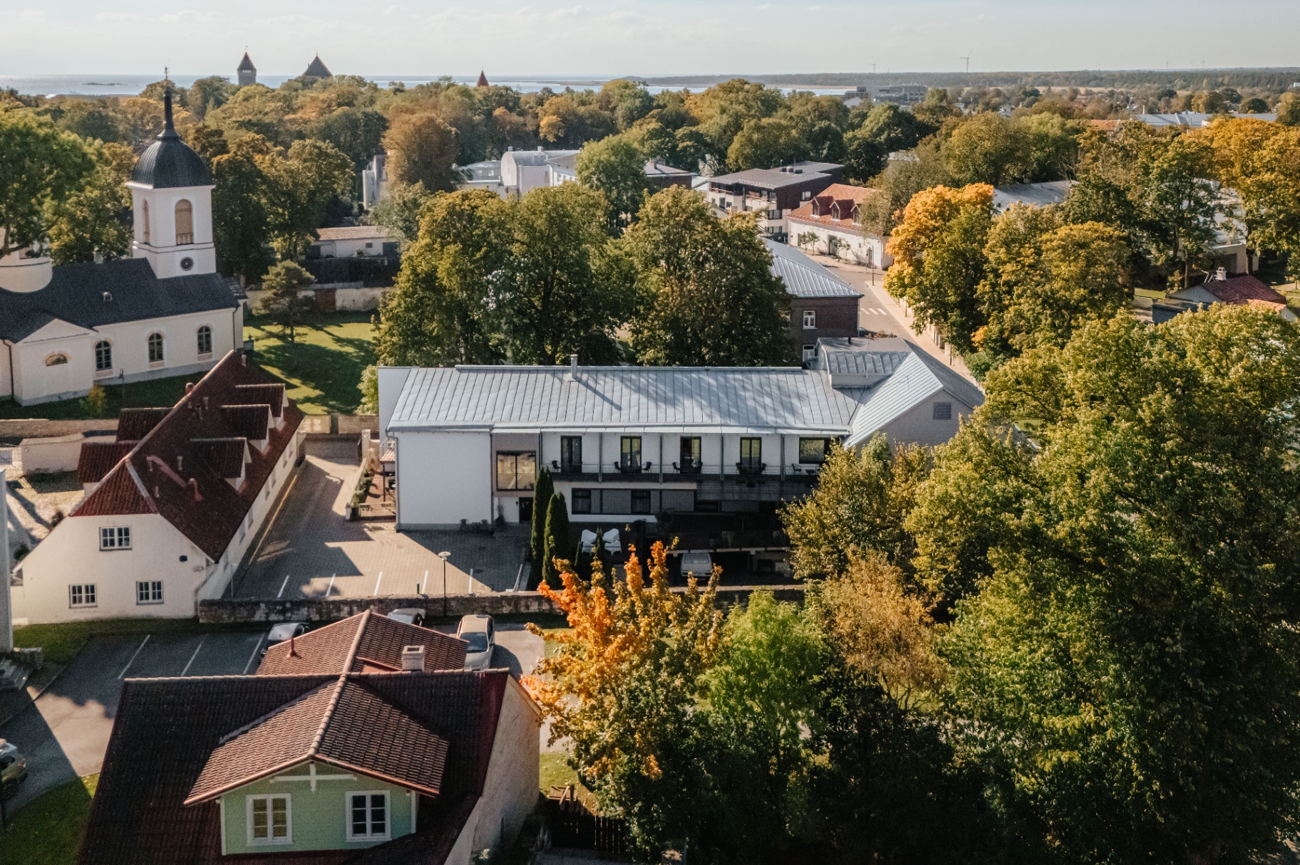 Hotel NOSPA õhuvaade Kuressaares